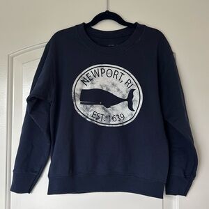 EUC Newport RI Sweatshirt with Whale